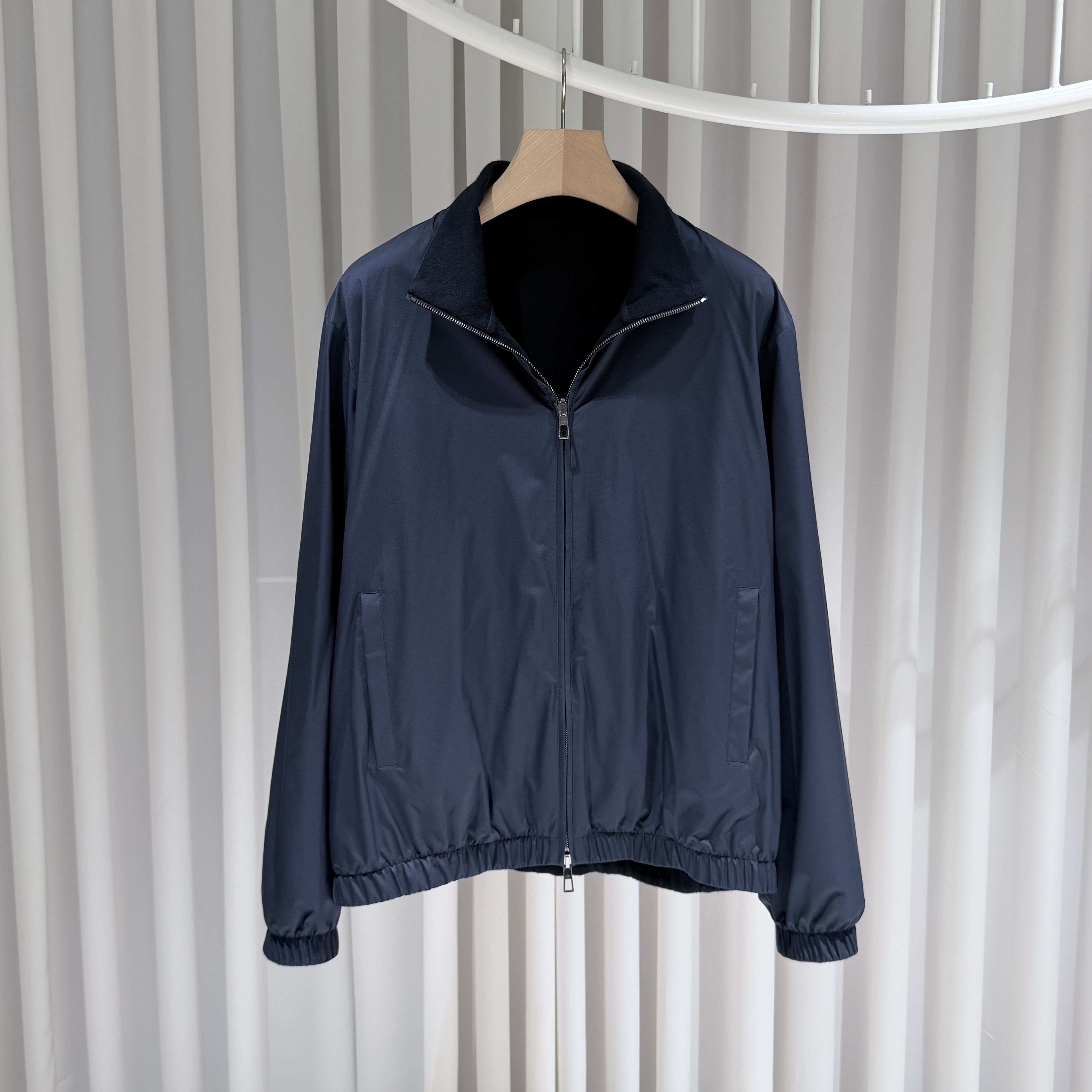 Loro Piana Reversible Bomber Jacket Navy 50 153373263 | eBay